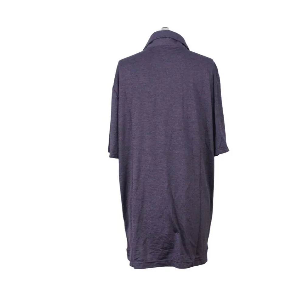 Weatherproof men's 32‎ Degrees Cool heather purple short sleeve polo shirt